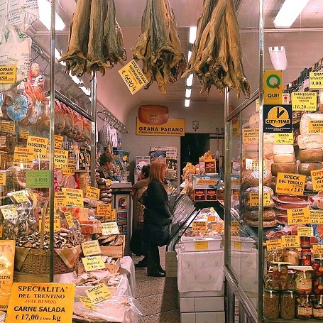 negozio alimentari  QUADRATA